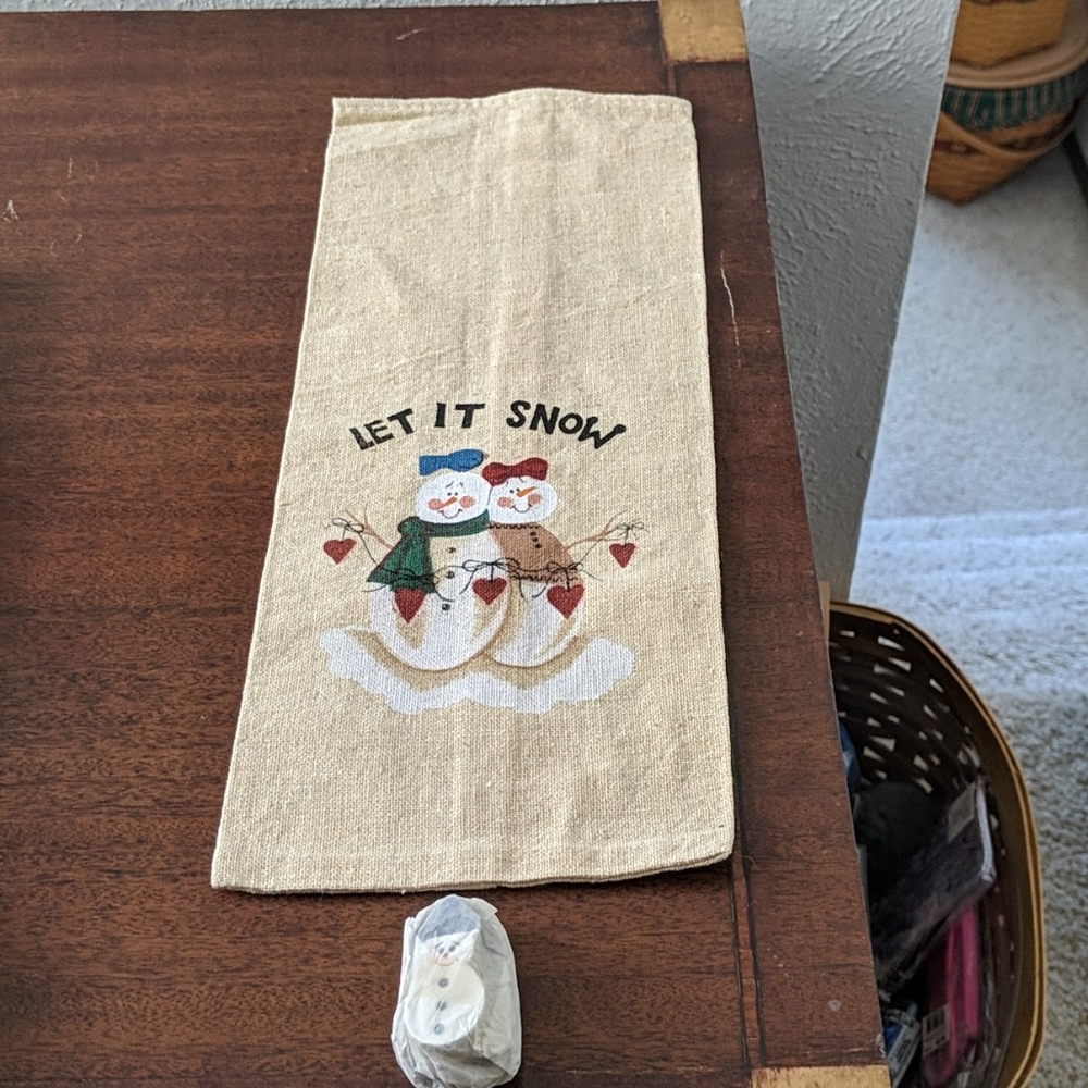 Christmas Wine Bags with Christmas Ties